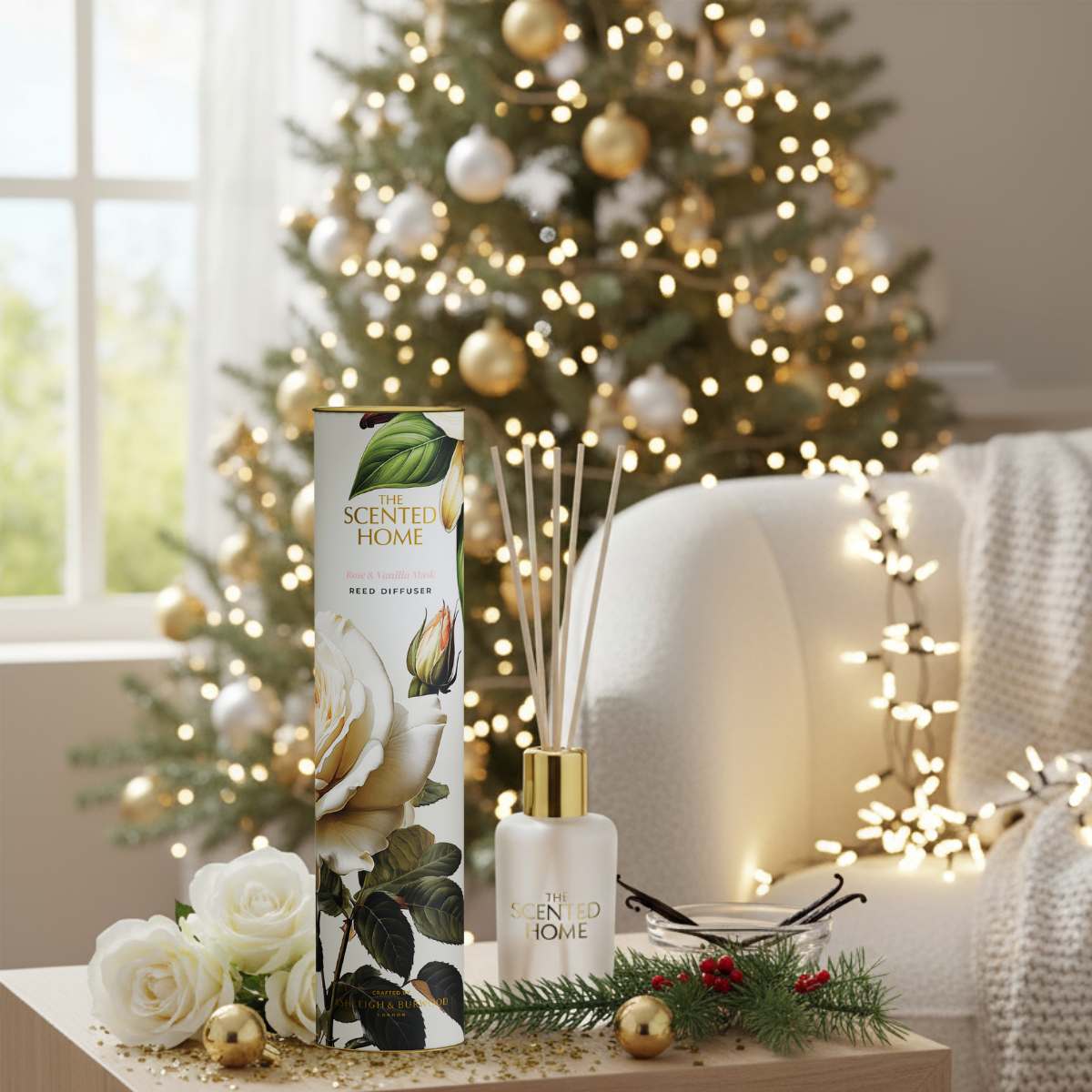 Ashleigh & Burwood - TSH 150ml Diffuser - Rose & Vanilla Musk