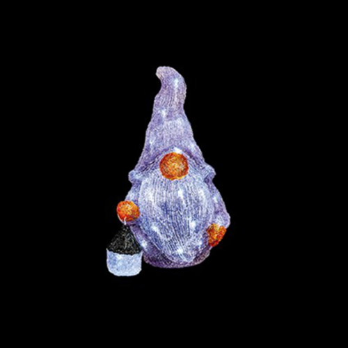 Premier 35cm Acrylic Gonk with 30 White LEDs