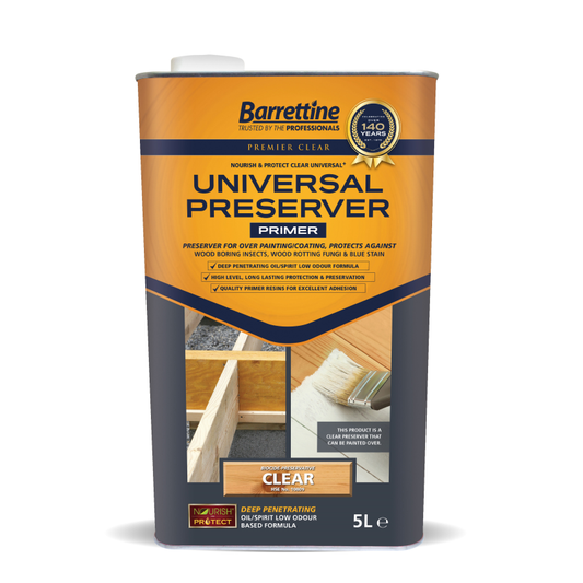 Barrettine 5L Universal Preserver / Primer - Clear