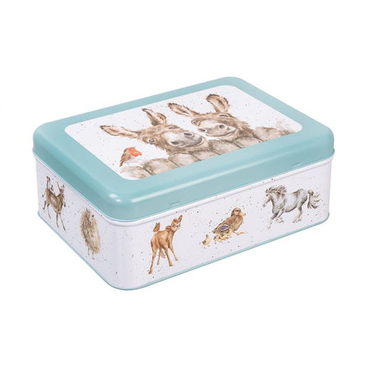 Wrendale The Country Set Country Animal Rectangular Tin