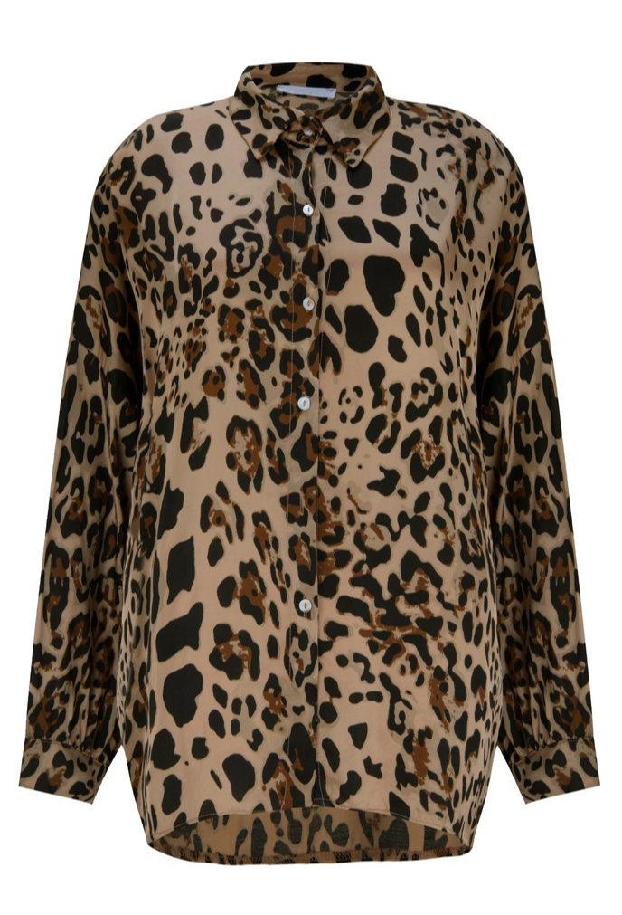 Amazing Woman Sala Print Satin Shirt