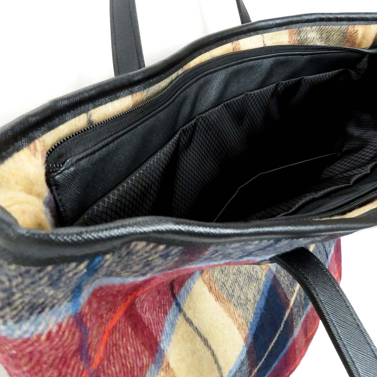 Samuel Lamont Red Country Tweed Handbag