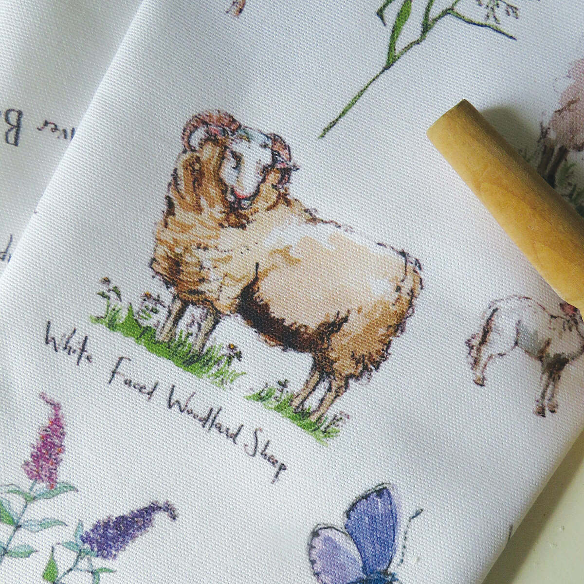 Samuel Lamont Madeleine Floyd Out in the Fields Cotton Tea Towel