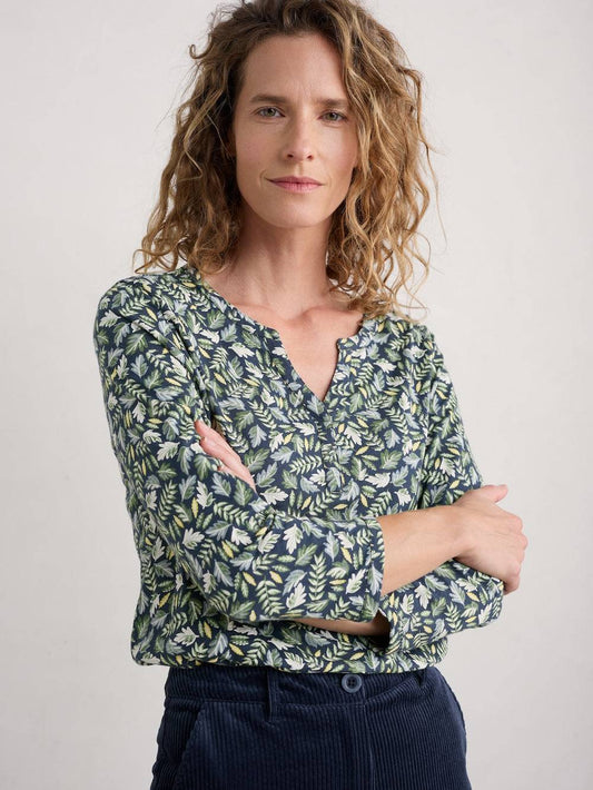 Seasalt Chantilly 3/4 Sleeve Jersey Top