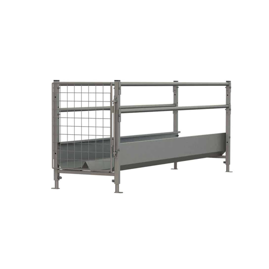 Sheep Walk Through Feeder Self Closing End Gate fully meshed c/w fixings