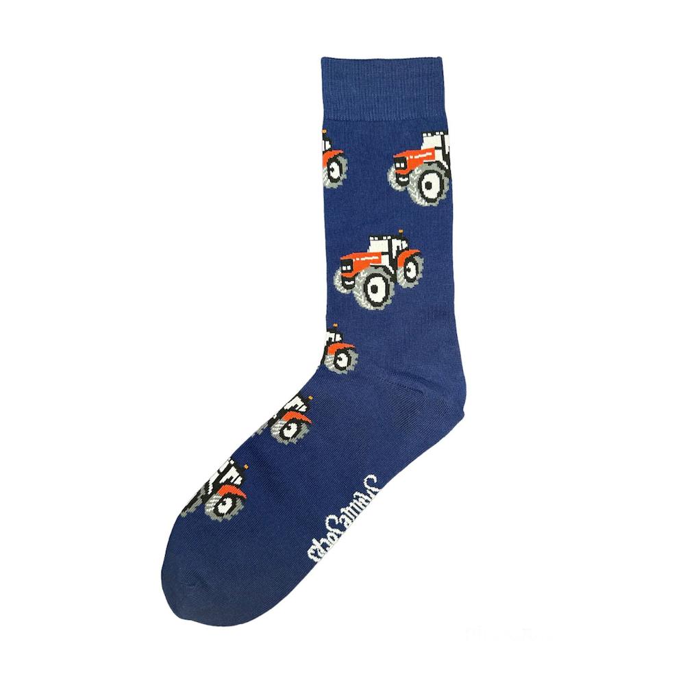 ShuttleSocks Mens Red Tractor Crew Socks