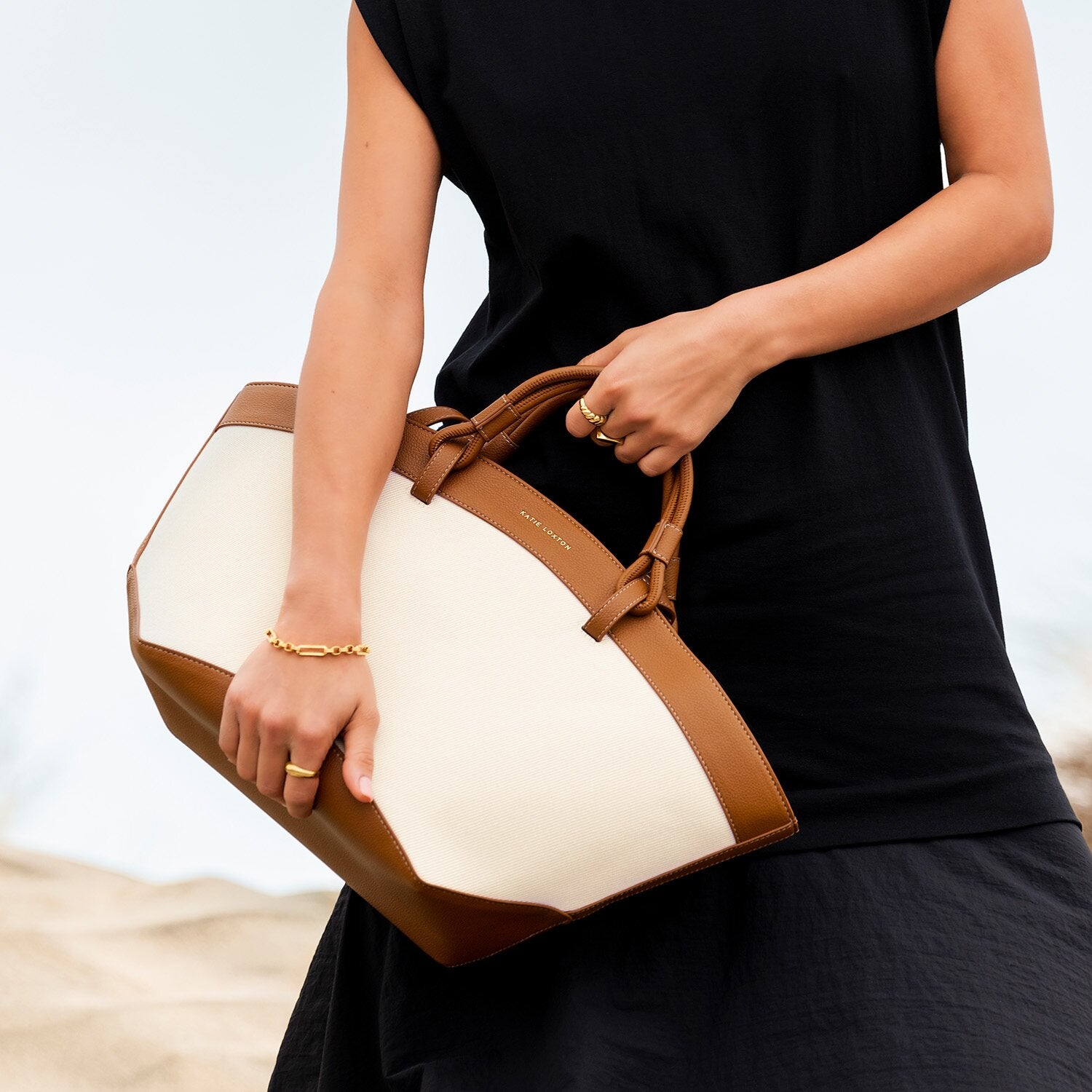 Katie Loxton Siena Canvas Tote Bag