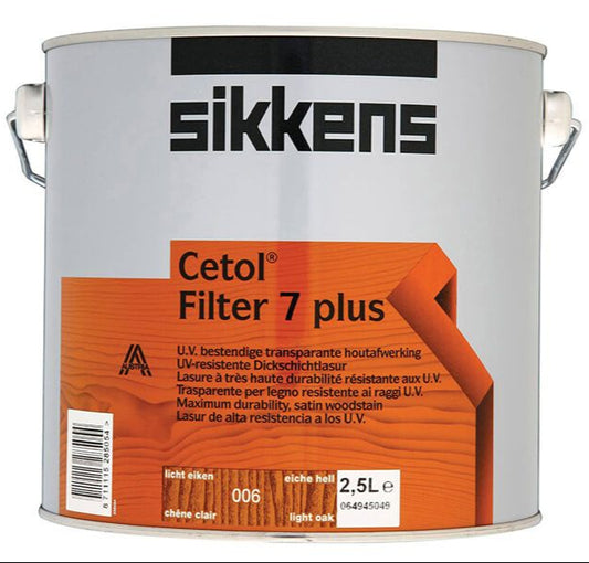 Sikkens Cetol Filter 7 Light Oak Paint 2.5L