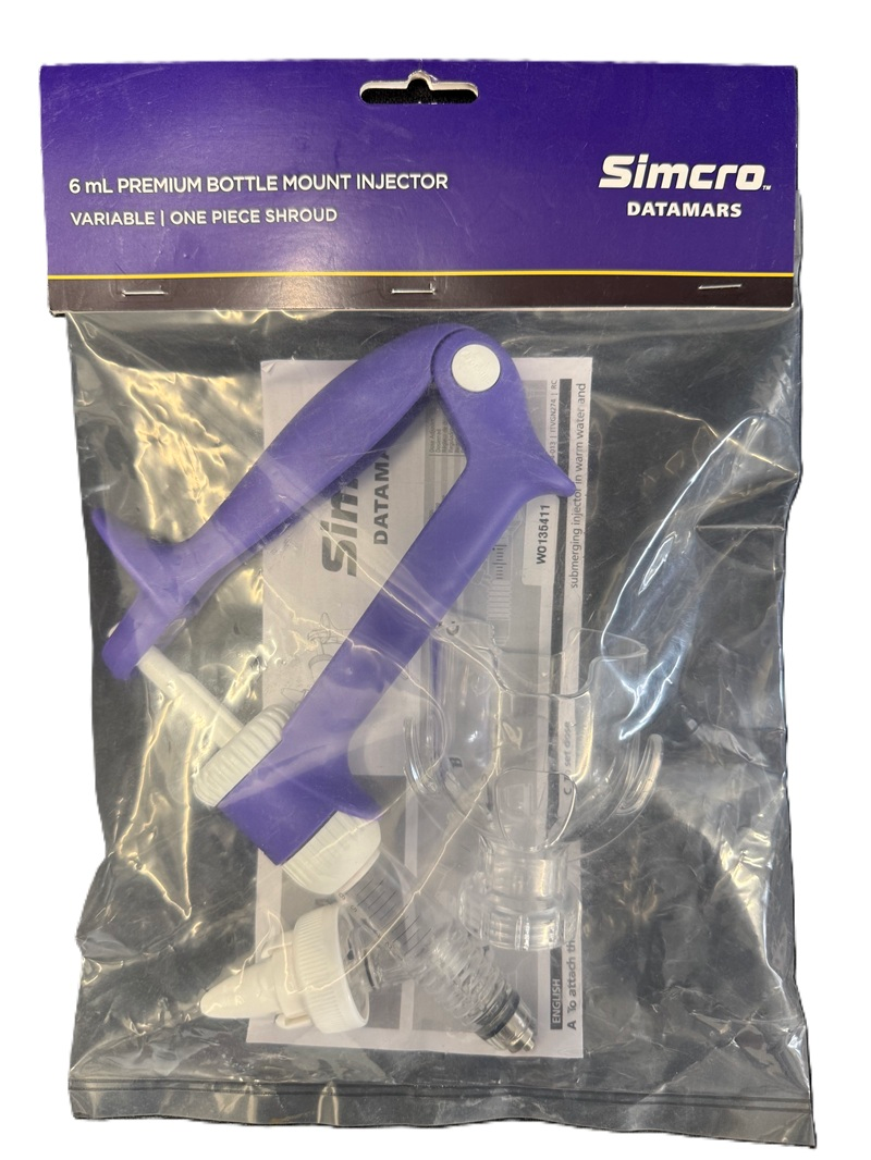 Simcro Datamars Premium Variable Dose Bottle Mounted Injector 6ml