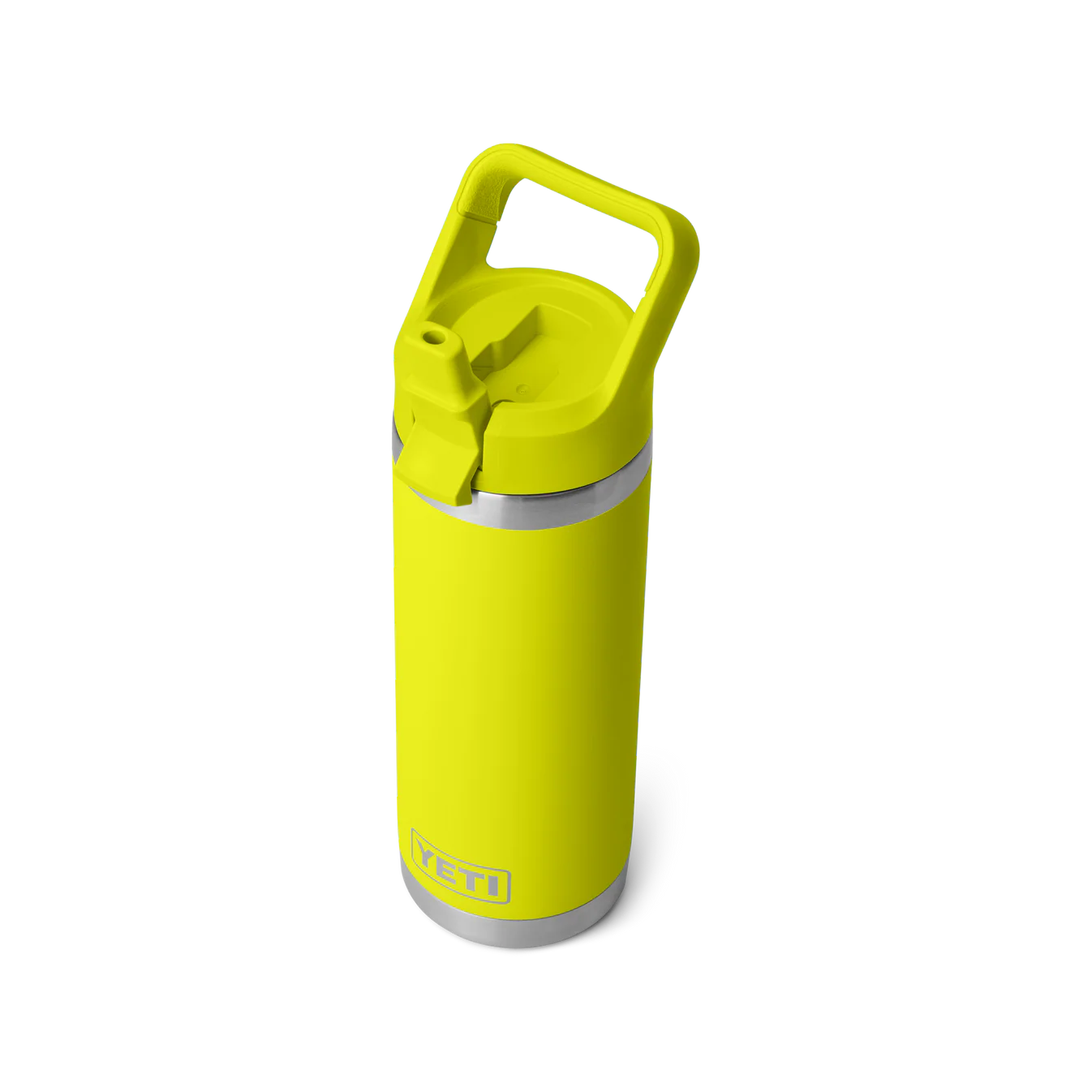 YETI Rambler 18 oz (532ml) Bottle with Colour-Matched Straw Cap - Firefly Yellow (Limited Edition)