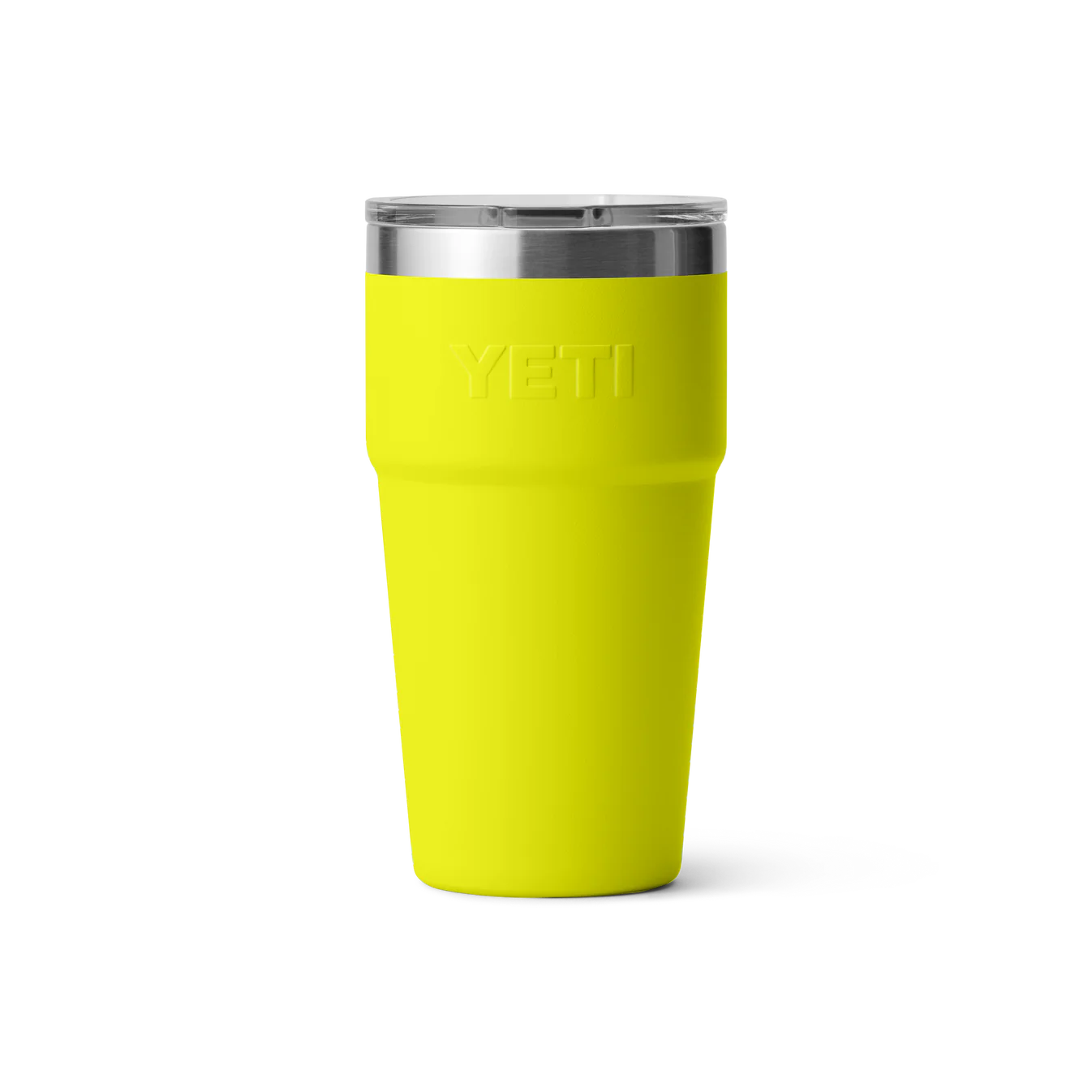 YETI Rambler 20 oz (591 ml) Stackable Cup with MagSlider Lid - Firefly Yellow (Limited Edition)
