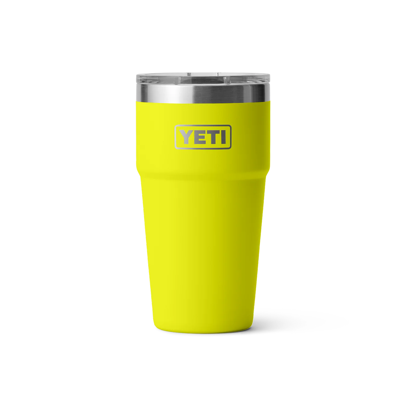 YETI Rambler 20 oz (591 ml) Stackable Cup with MagSlider Lid - Firefly Yellow (Limited Edition)