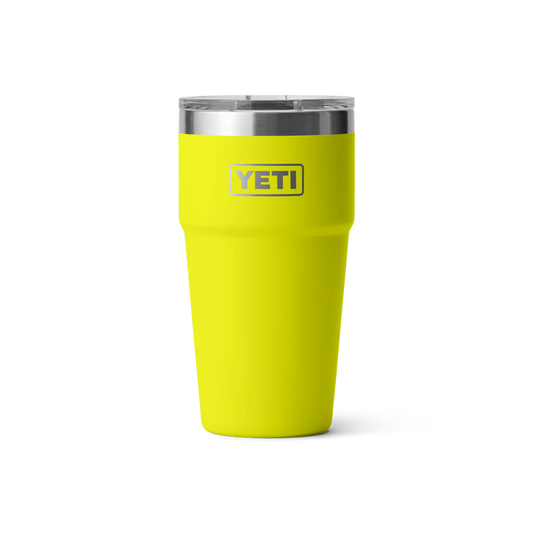 YETI Rambler 20 oz (591 ml) Stackable Cup with MagSlider Lid - Firefly Yellow (Limited Edition)