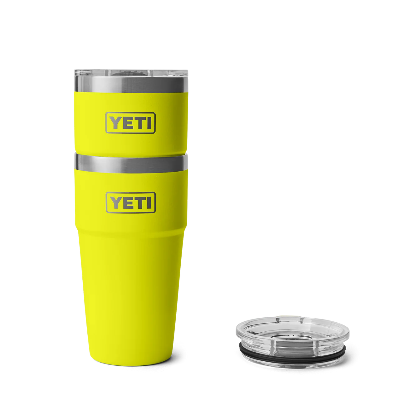 YETI Rambler 20 oz (591 ml) Stackable Cup with MagSlider Lid - Firefly Yellow (Limited Edition)