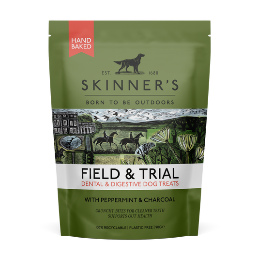 Skinners Field & Trial Peppermint Dental & Digestive Dog Treats 90g