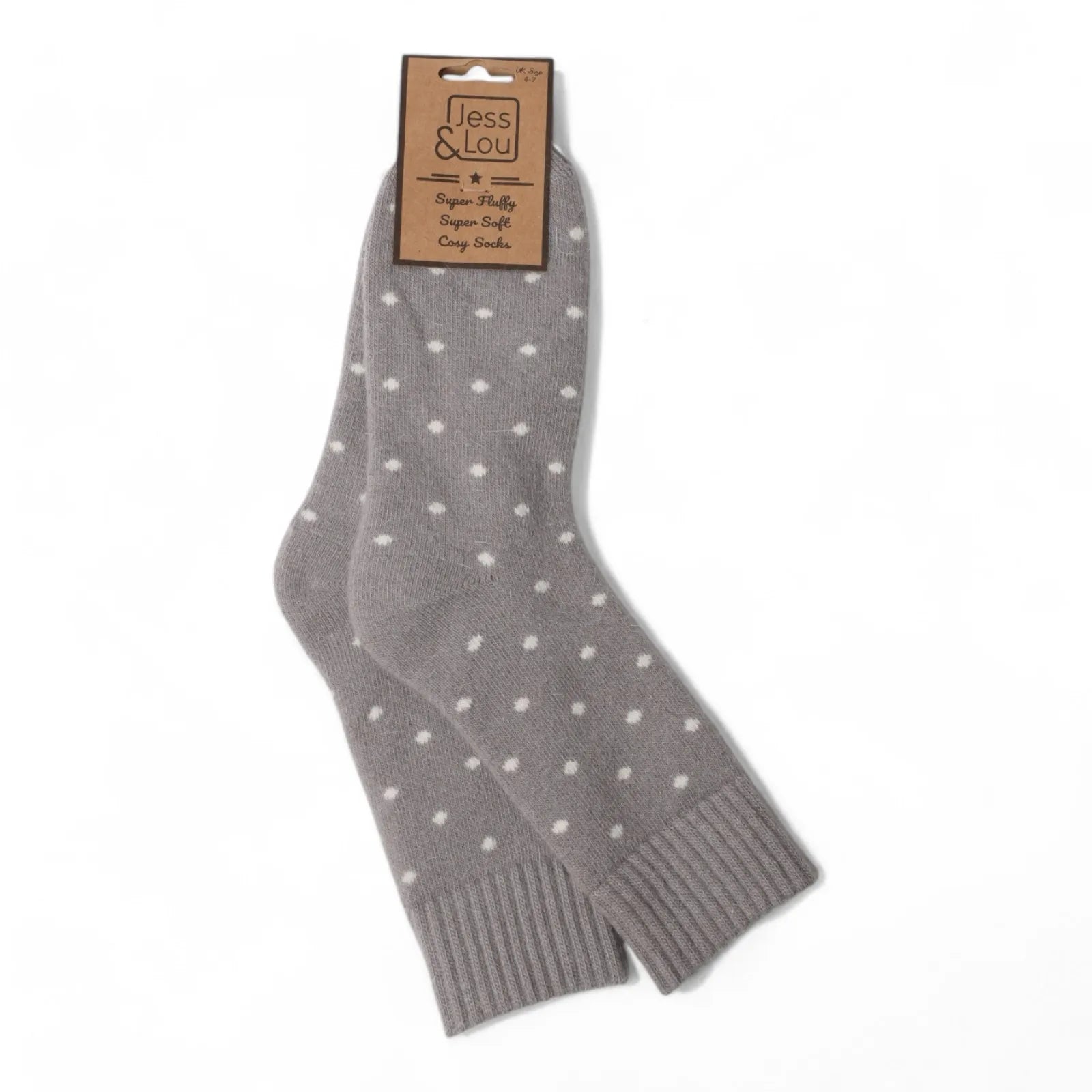 Jess & Lou Delightful Dots Ribbed Socks