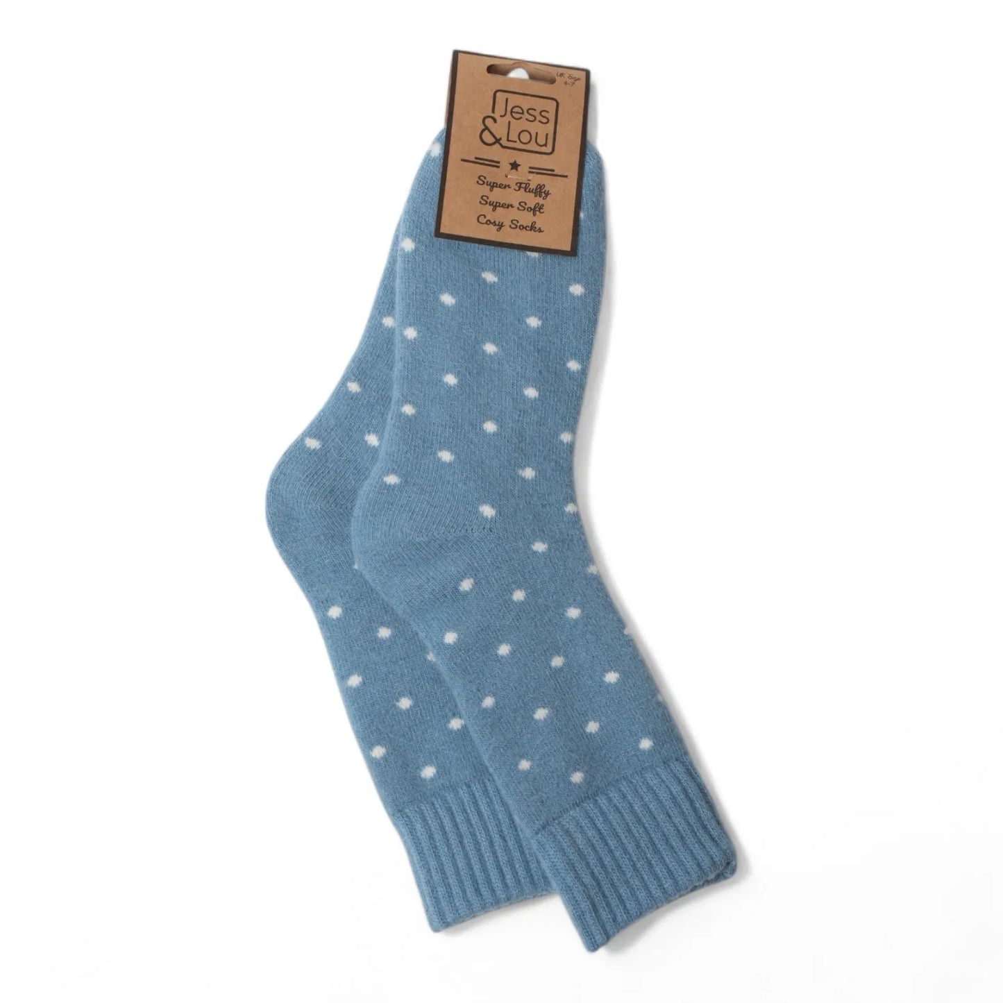 Jess & Lou Delightful Dots Ribbed Socks