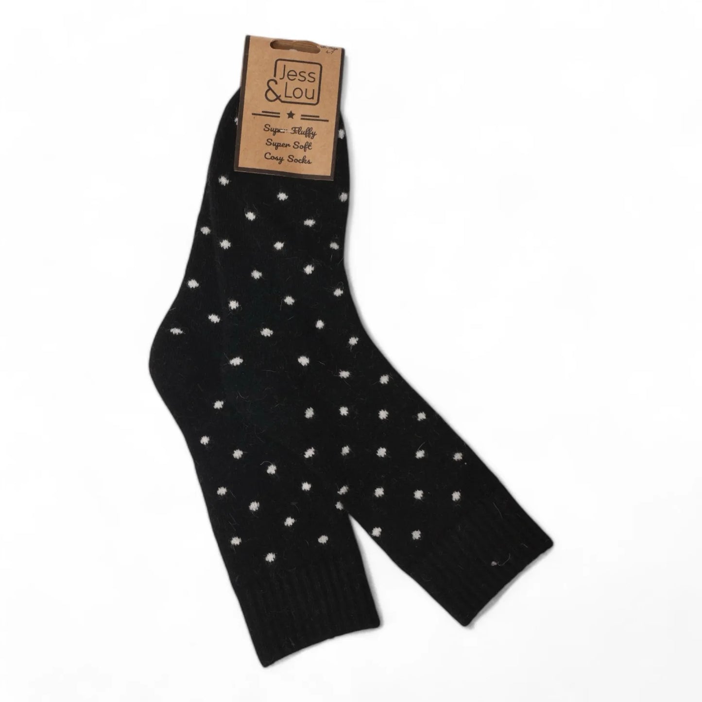 Jess & Lou Delightful Dots Ribbed Socks