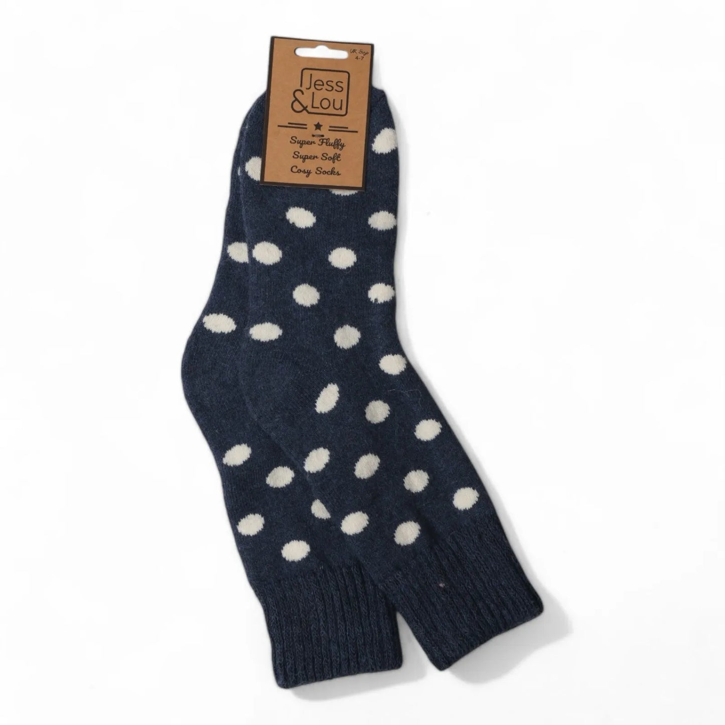 Jess & Lou Splendid Spot Ribbed Socks