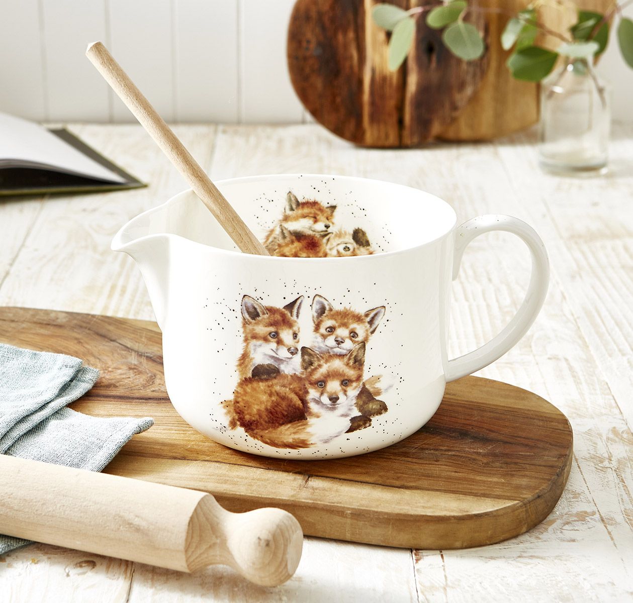 Wrendale Snug as a Cub Fox Mixing Bowl