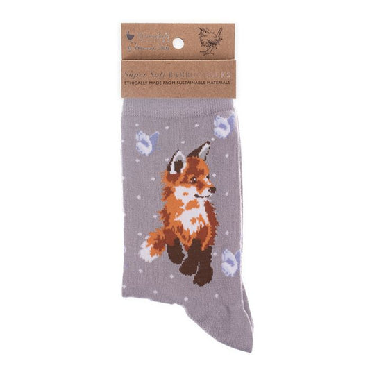 Wrendale Born To Be Wild Fox Socks