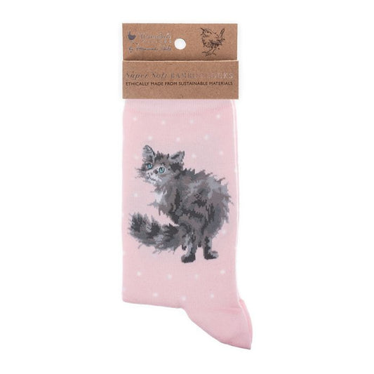 Wrendale Glamour Puss Cat Socks