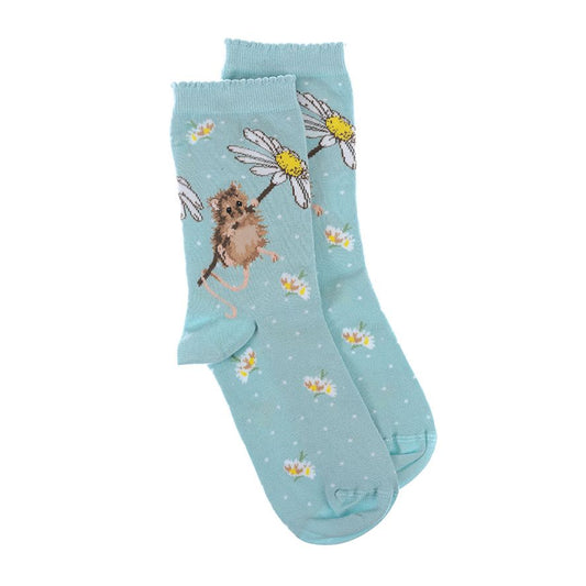 Wrendale Oops a Daisy Mouse Socks