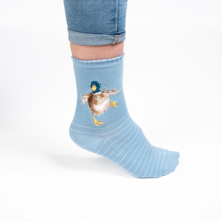 Wrendale A Waddle and a Quack Duck Socks