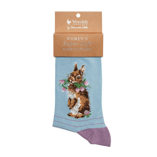 Wrendale Head Clover Heels Rabbit Socks