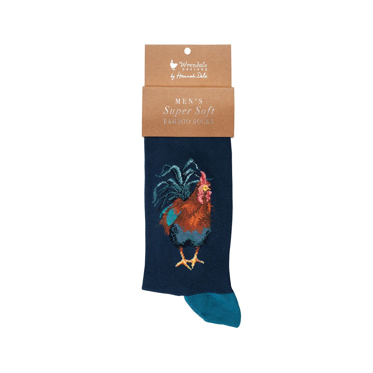 Wrendale Colours of The Rainbow Cockerel Socks