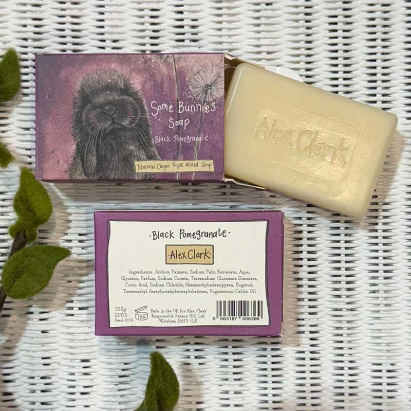Alex Clark Some Bunnies Black Pomegranate Soap