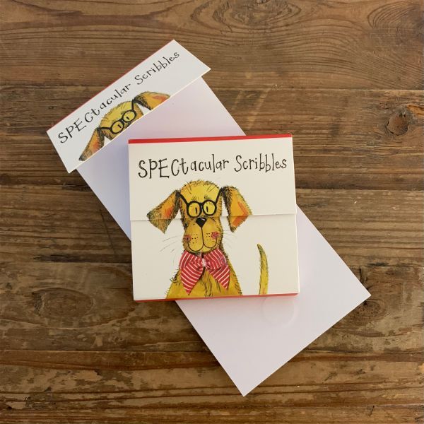 Alex Clark SPECtacular Scribbles Dog Mini Magnetic Notepad