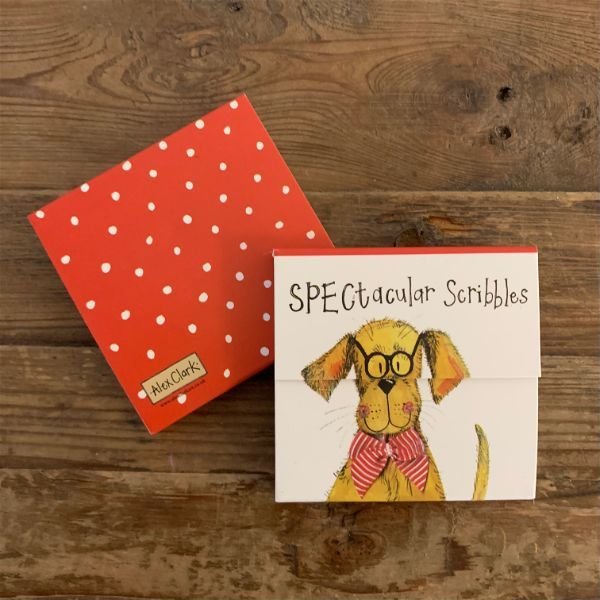 Alex Clark SPECtacular Scribbles Dog Mini Magnetic Notepad