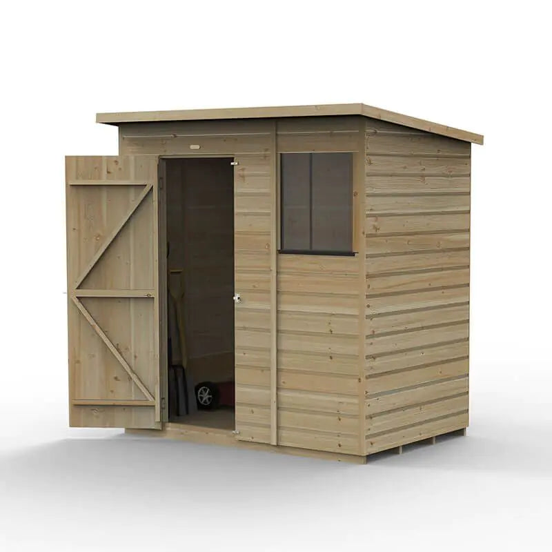 Forest Garden Beckwood 6x4 Pent Shed with Window