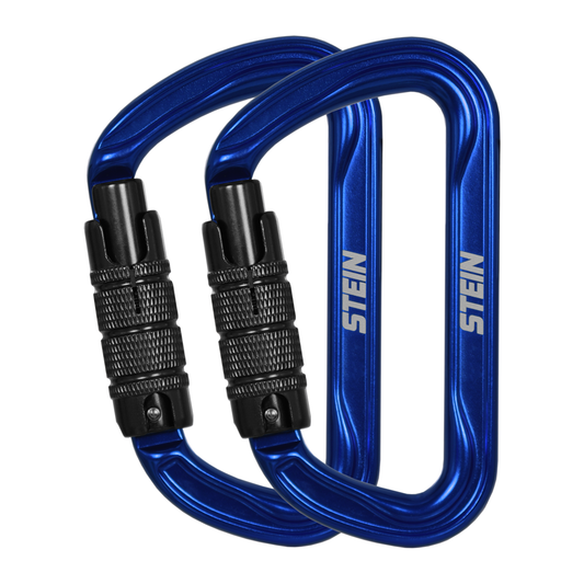 STEIN SECURA D-Shape Aluminium Blue Twin-Pack