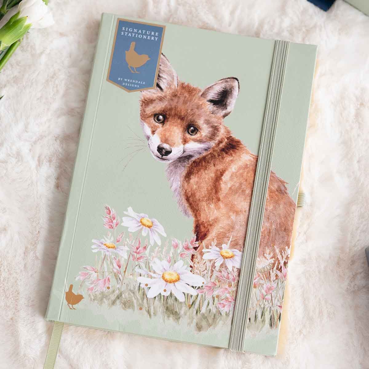 Wrendale - Signature Stationery  Notebook Fox