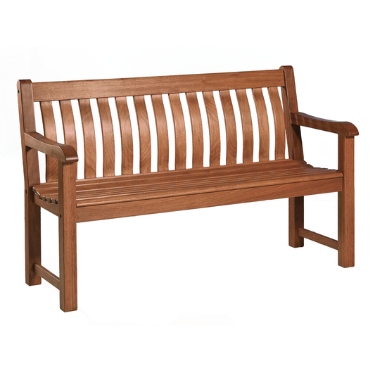 Alexander Rose St George Oiled Mahogany Bench 5ft