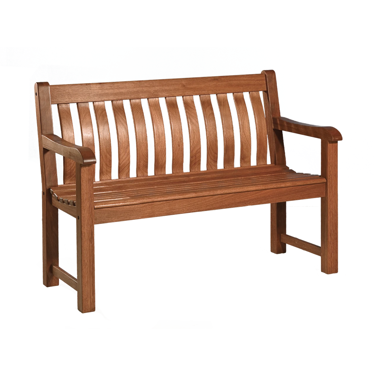 Alexander Rose St George Oiled Mahogany Bench 4ft