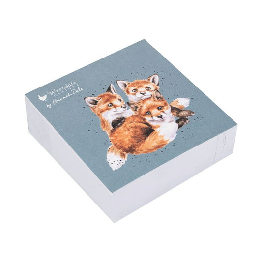Wrendale Snug as a Cub Fox Sticky Notes