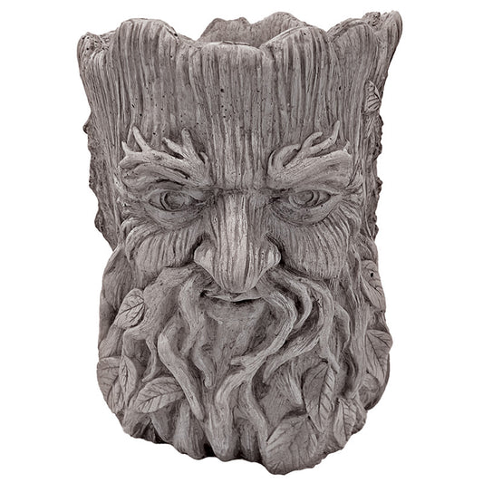 Willowstone Antique Grey Tree Stump Planter