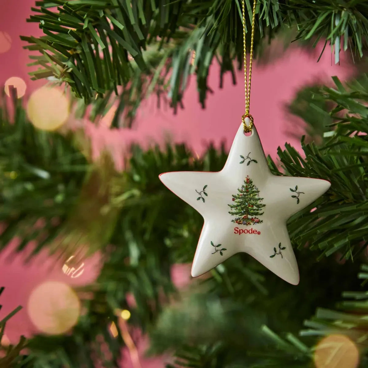 Spode Star Christmas Tree Decoration