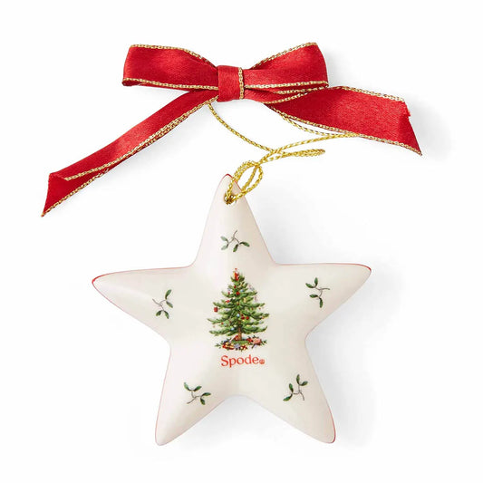Spode Star Christmas Tree Decoration