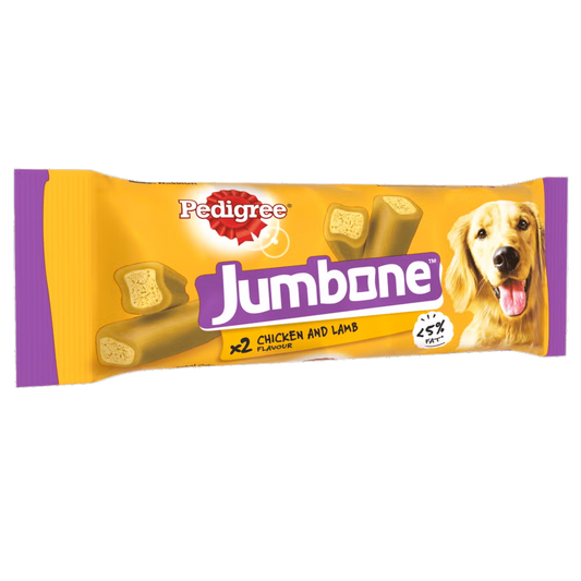 Pedigree Jumbone Medium Chicken & Lamb Chews 2-Pack