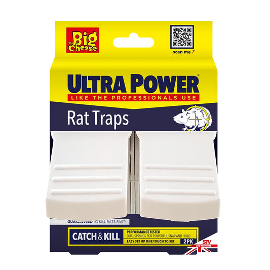 The Big Cheese Ready-Baited Rat Trap 2-Pack