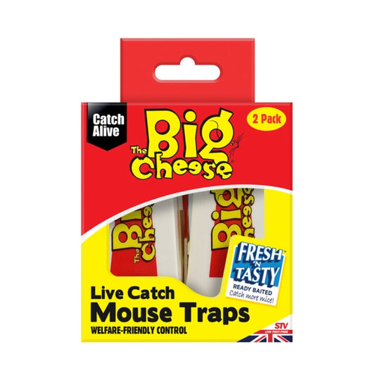 The Big Cheese Live Catch Mouse Traps 2-Pack