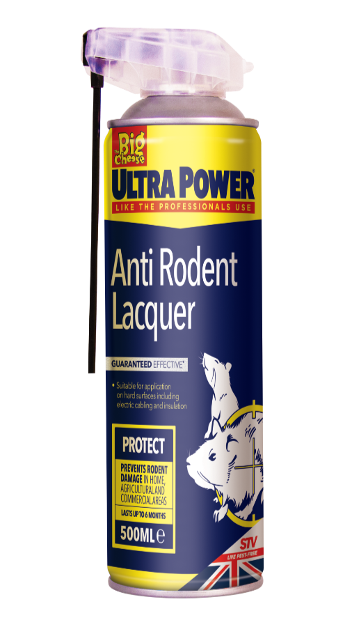 The Big Cheese Anti Rodent Lacquer Dual Action Aerosol 500ml