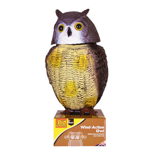 The Big Cheese Wind Action Owl Decoy