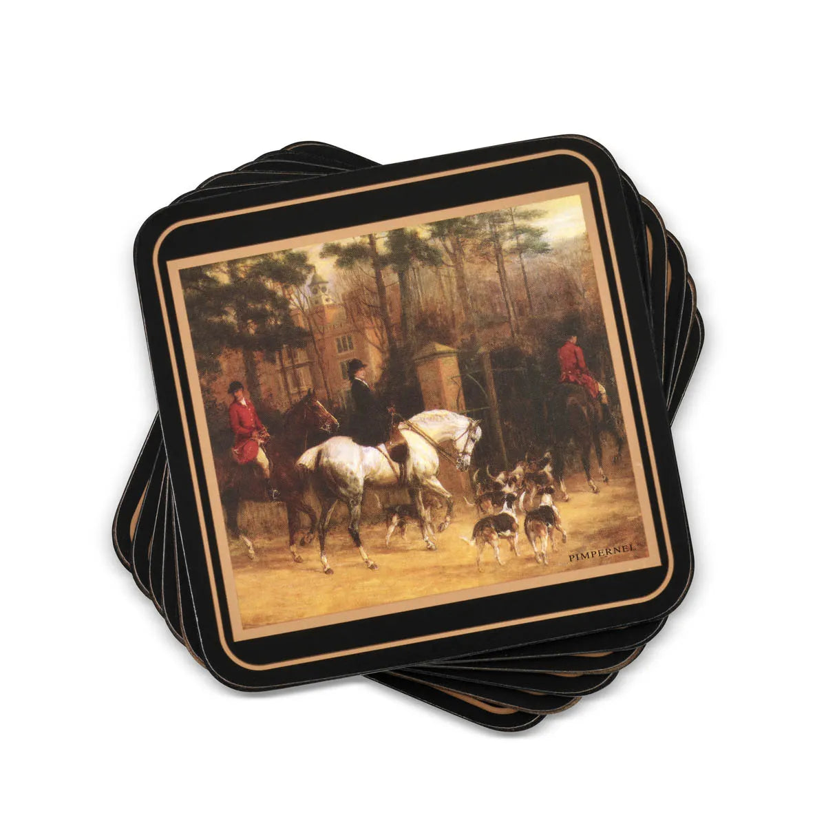 Pimpernel Tally Ho Set of 6 Coasters