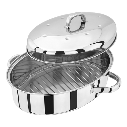 Judge Speciality Cookware Oval Roaster with Rack