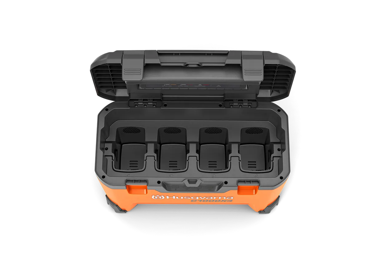 Husqvarna 40-C1000X4 Portable Multi-Bay Battery Charger